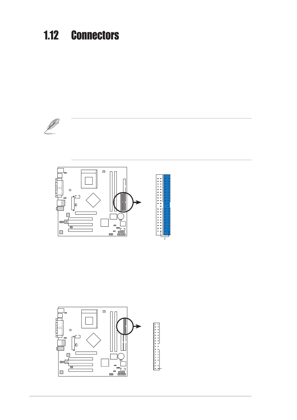 12 connectors | Asus Motherboard A7N8X-VM/400 User Manual | Page 26 / 64