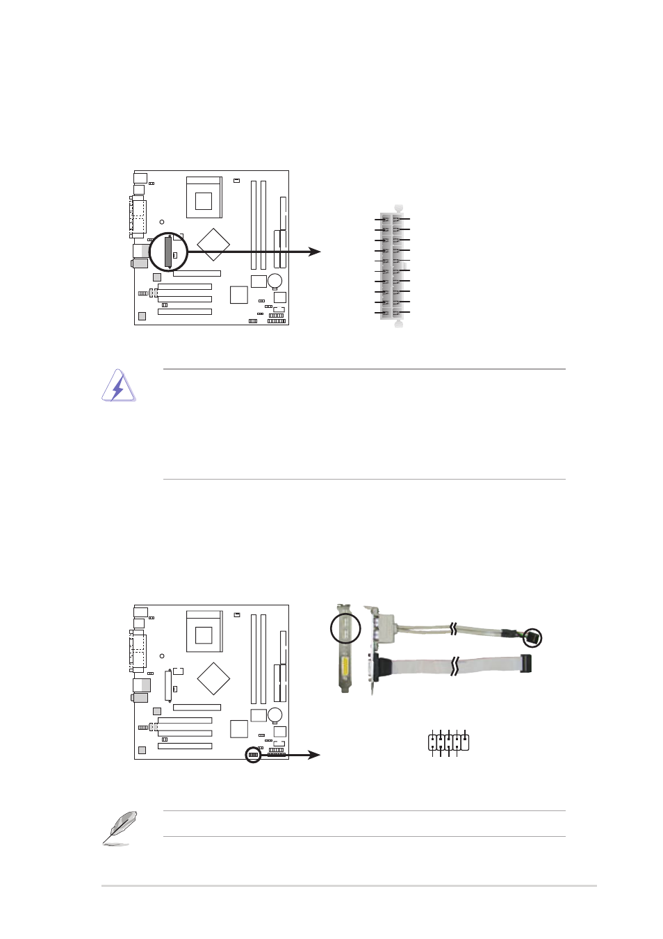 The usb/game module is purchased separately | Asus Motherboard A7N8X-VM/400 User Manual | Page 27 / 64