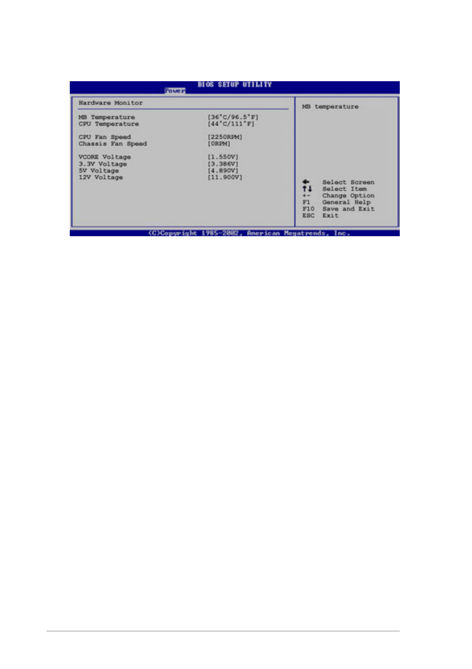 2 hardware monitor | Asus Motherboard A7N8X-VM/400 User Manual | Page 52 / 64