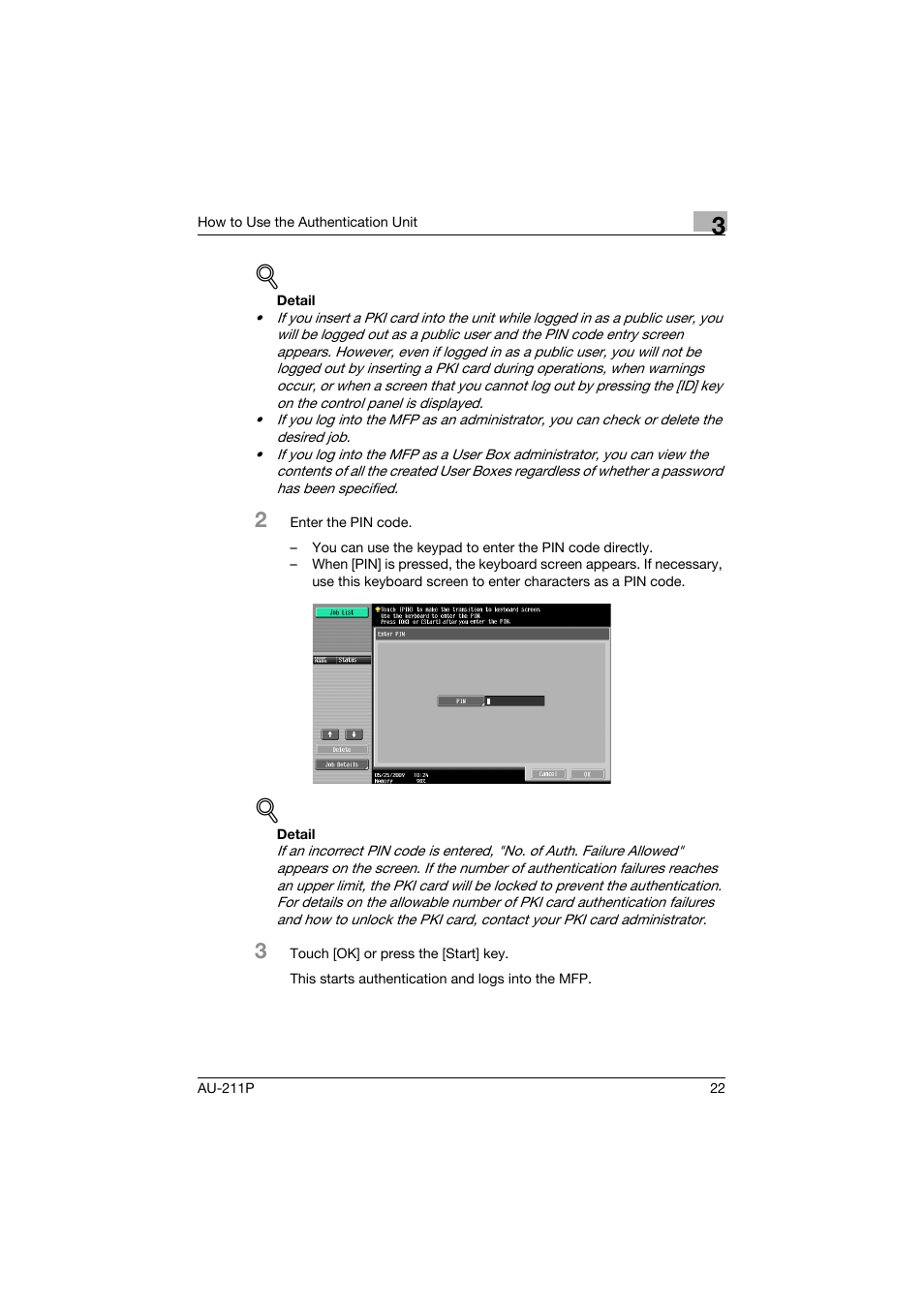 Konica Minolta AU-211P User Manual | Page 23 / 65