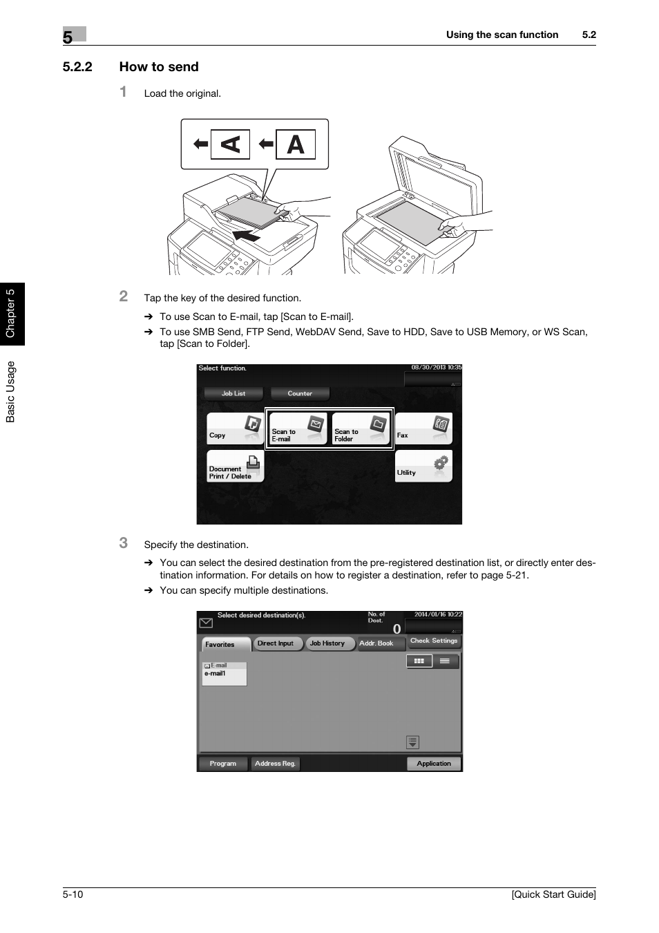 2 how to send, How to send -10 | Konica Minolta bizhub 4750 User Manual | Page 45 / 62