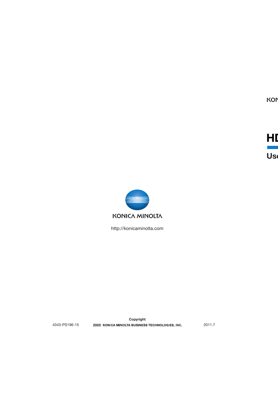 Konica Minolta HDD Backup Utility User Manual | Page 30 / 30