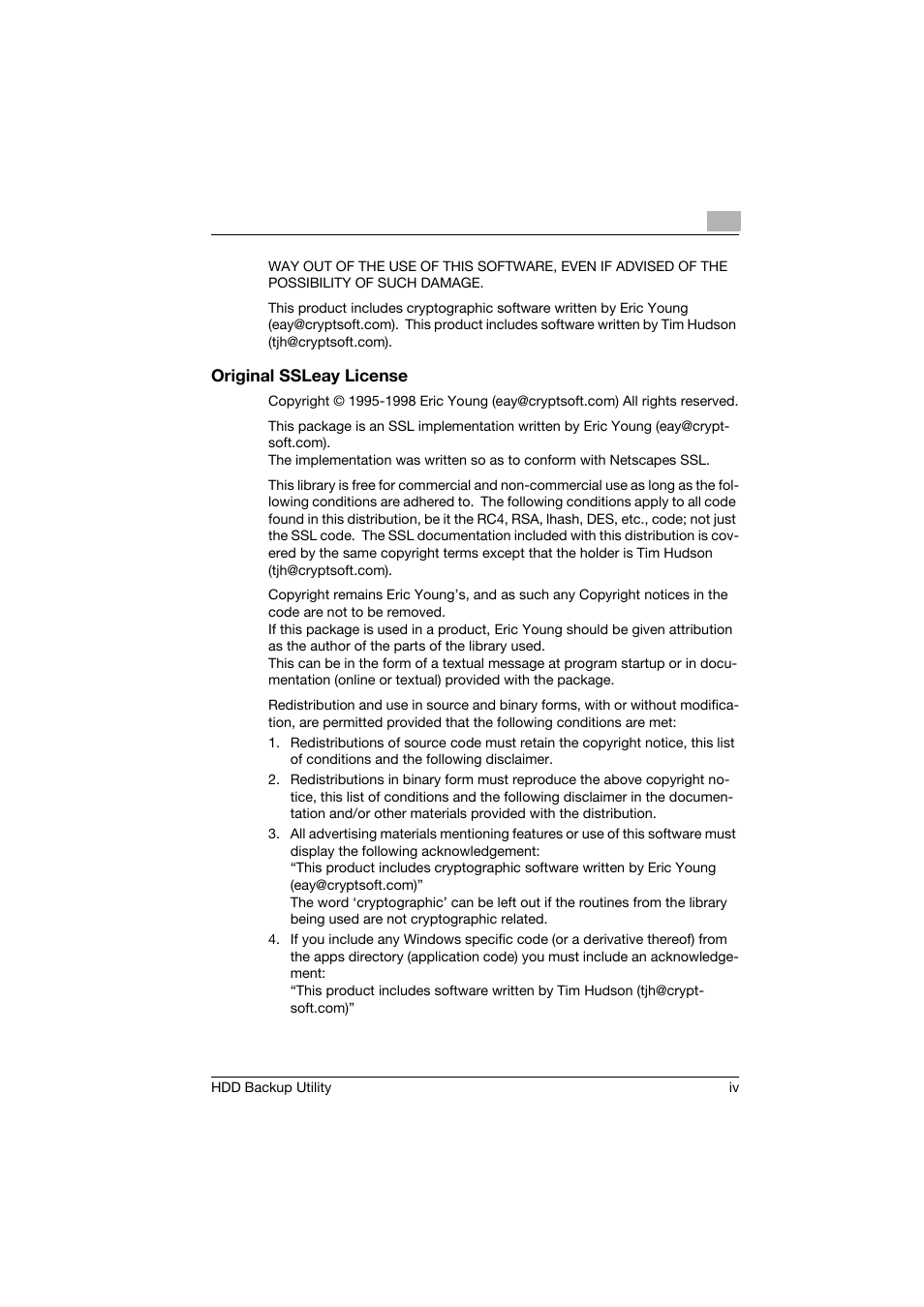 Konica Minolta HDD Backup Utility User Manual | Page 5 / 30