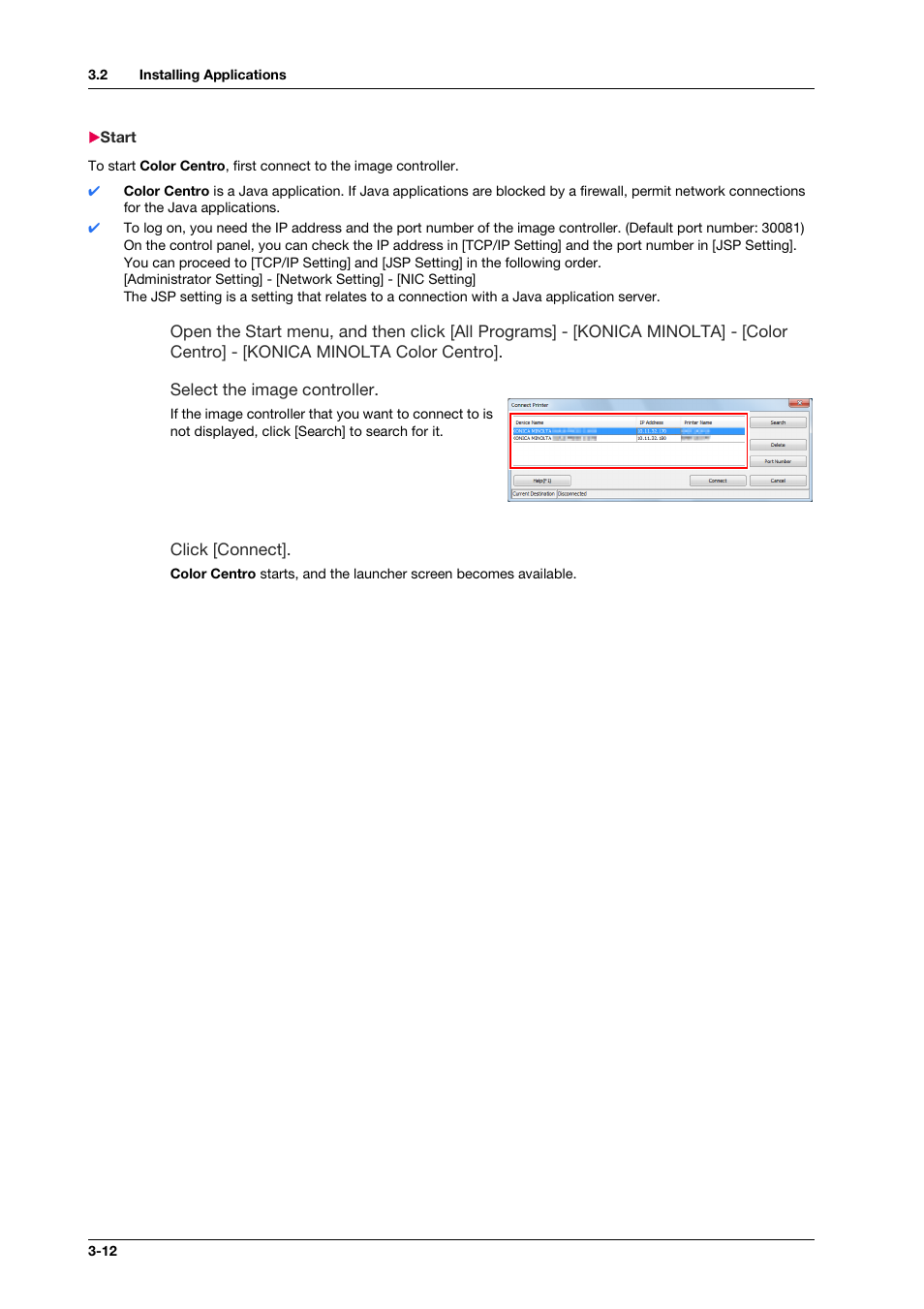 Start, Start -12 | Konica Minolta bizhub PRO C1060L User Manual | Page 34 / 143