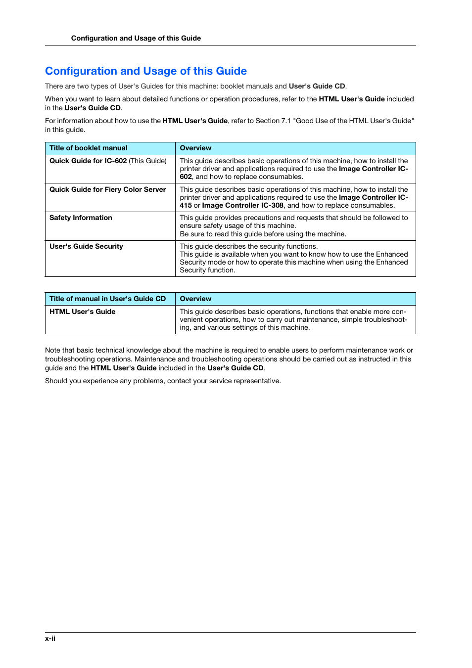 Configuration and usage of this guide | Konica Minolta bizhub PRO C1060L User Manual | Page 4 / 143