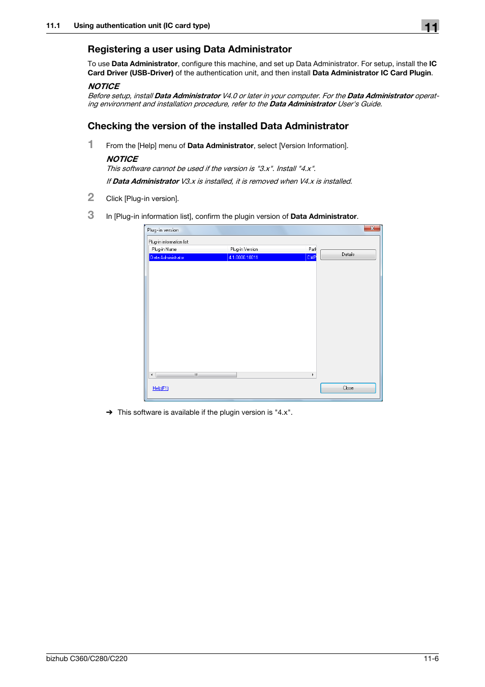 Registering a user using data administrator | Konica Minolta BIZHUB C360 User Manual | Page 239 / 285