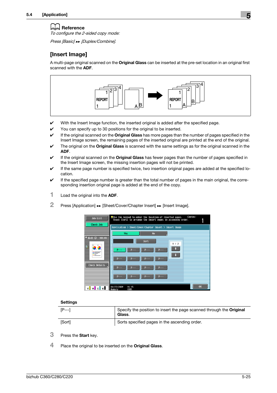 Insert image, Insert image] -25 | Konica Minolta BIZHUB C360 User Manual | Page 82 / 285