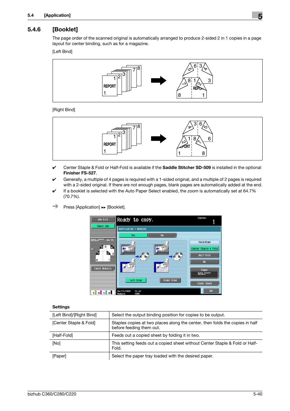 6 [booklet, Booklet] -40, P. 5-40 | Konica Minolta BIZHUB C360 User Manual | Page 97 / 285