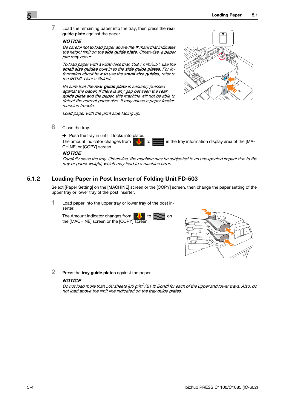 Konica Minolta bizhub PRESS C1085 User Manual | Page 40 / 130