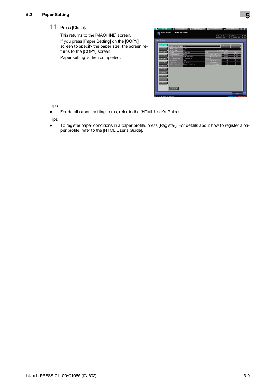 Konica Minolta bizhub PRESS C1085 User Manual | Page 45 / 130