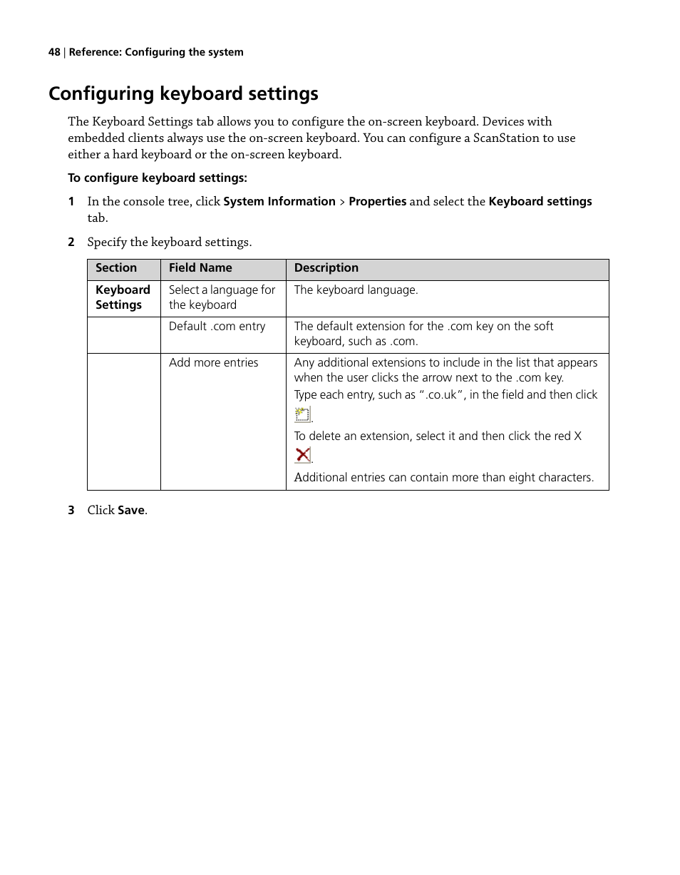 Configuring keyboard settings | Konica Minolta eCopy User Manual | Page 56 / 224