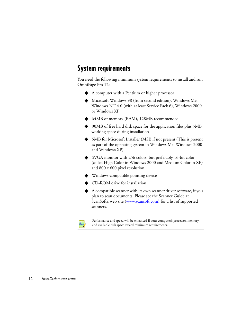 System requirements | Konica Minolta Unity User Manual | Page 12 / 100