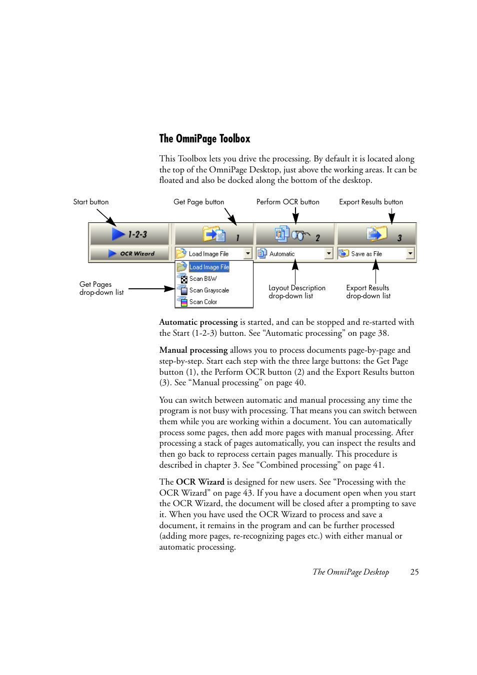 The omnipage toolbox | Konica Minolta Unity User Manual | Page 25 / 100