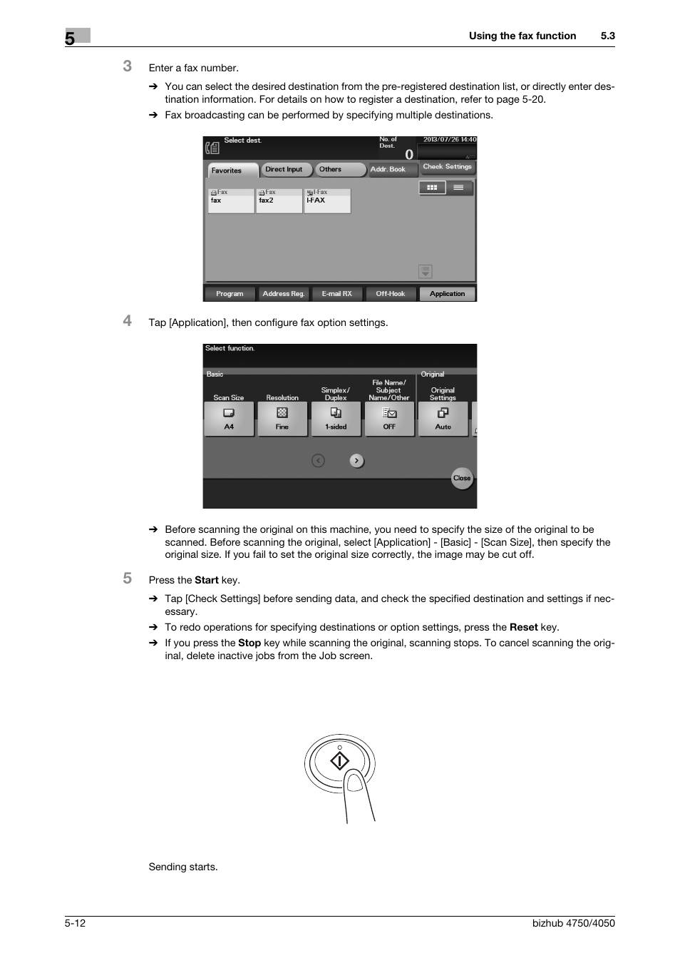 Konica Minolta bizhub 4050 User Manual | Page 54 / 70