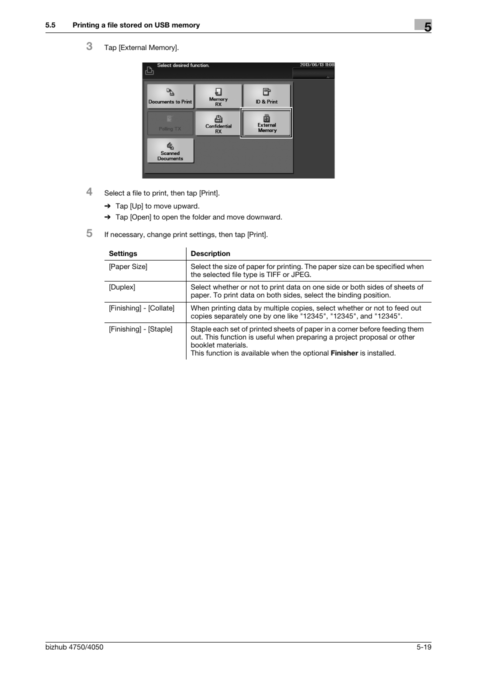 Konica Minolta bizhub 4050 User Manual | Page 61 / 70