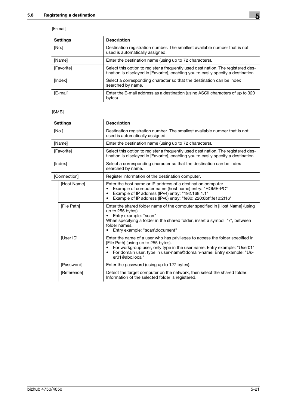 Konica Minolta bizhub 4050 User Manual | Page 63 / 70