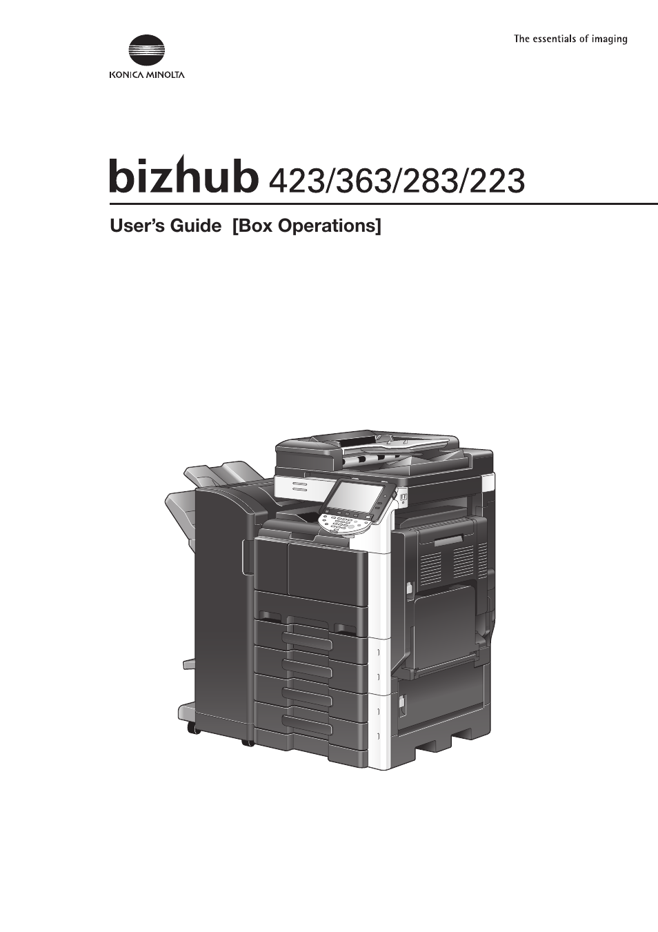 Konica Minolta BIZHUB 223 User Manual | 302 pages