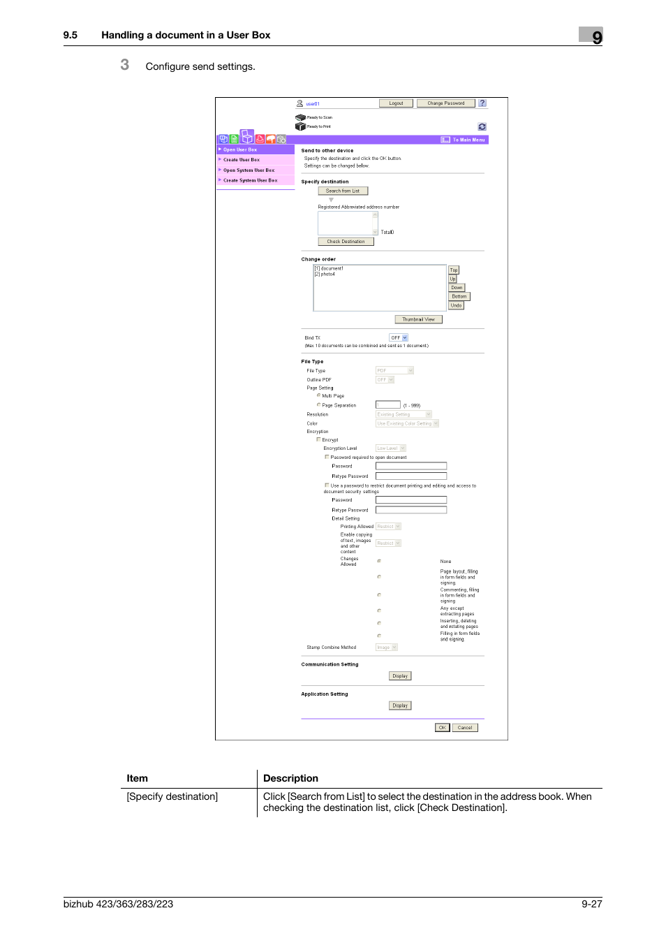 Konica Minolta BIZHUB 223 User Manual | Page 272 / 302