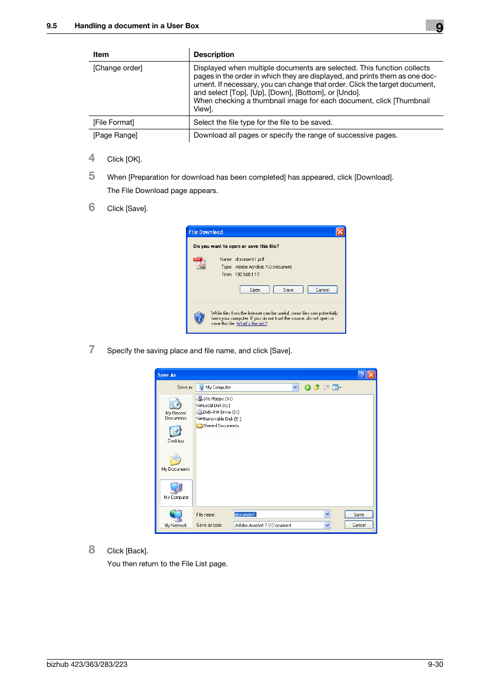 Konica Minolta BIZHUB 223 User Manual | Page 275 / 302