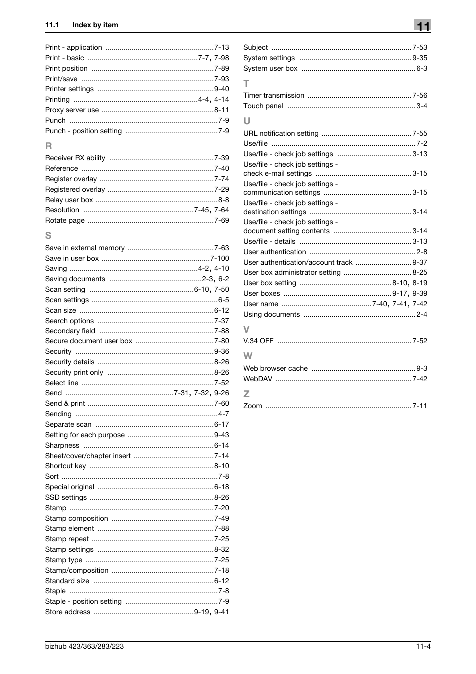 Konica Minolta BIZHUB 223 User Manual | Page 298 / 302