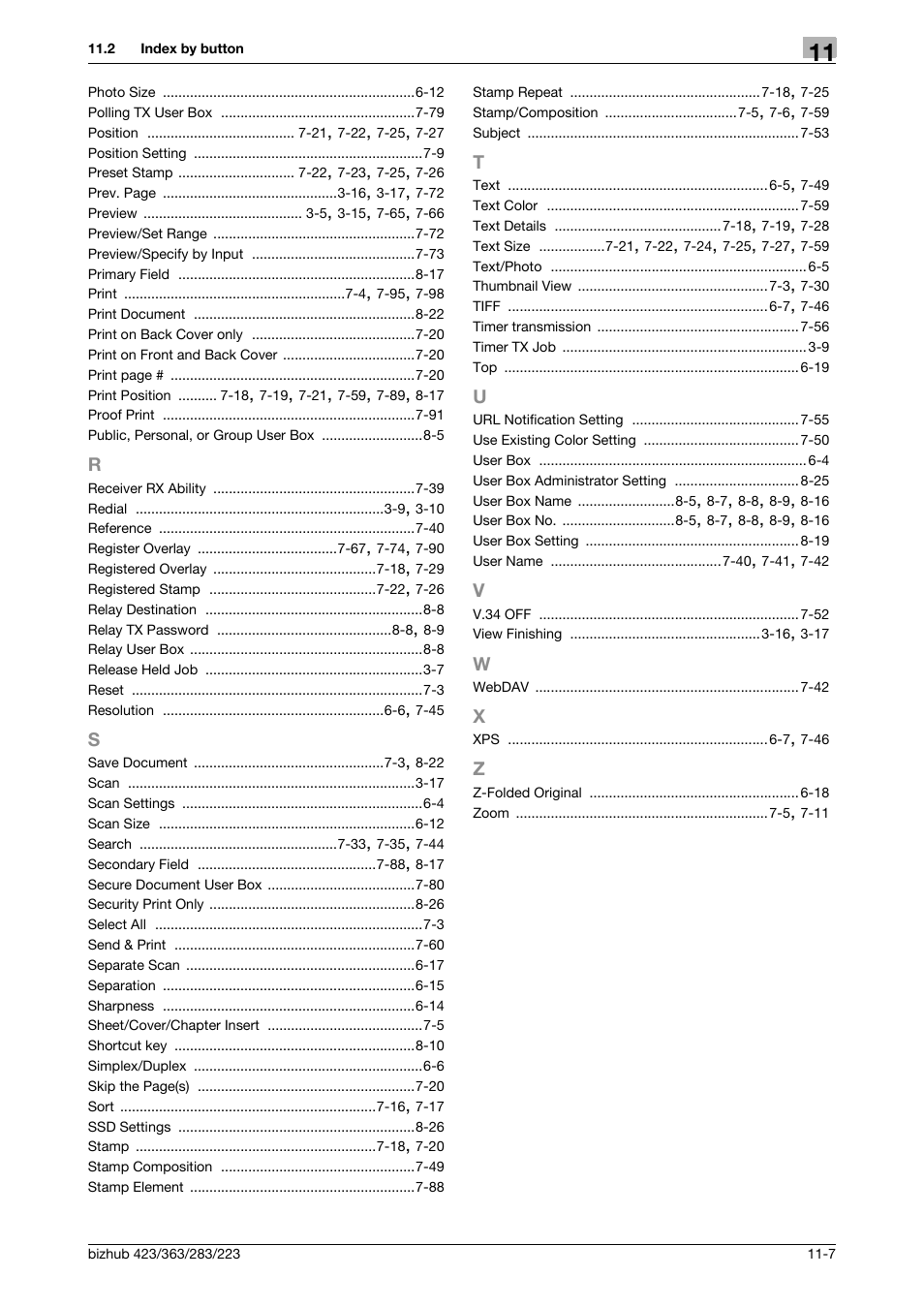 Konica Minolta BIZHUB 223 User Manual | Page 301 / 302