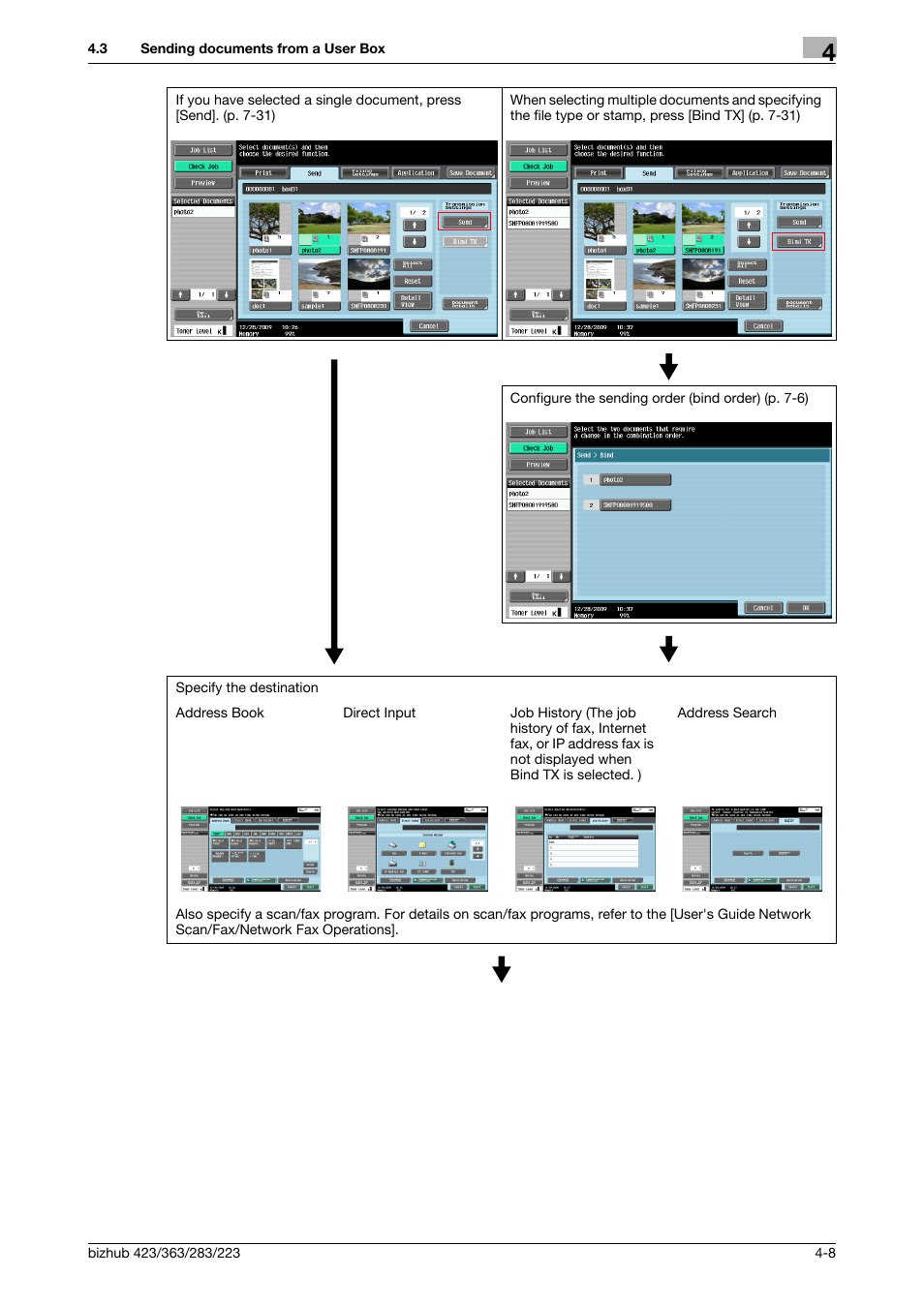 Konica Minolta BIZHUB 223 User Manual | Page 58 / 302