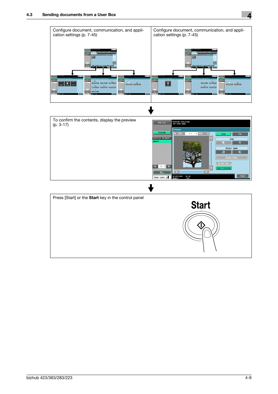 Konica Minolta BIZHUB 223 User Manual | Page 59 / 302