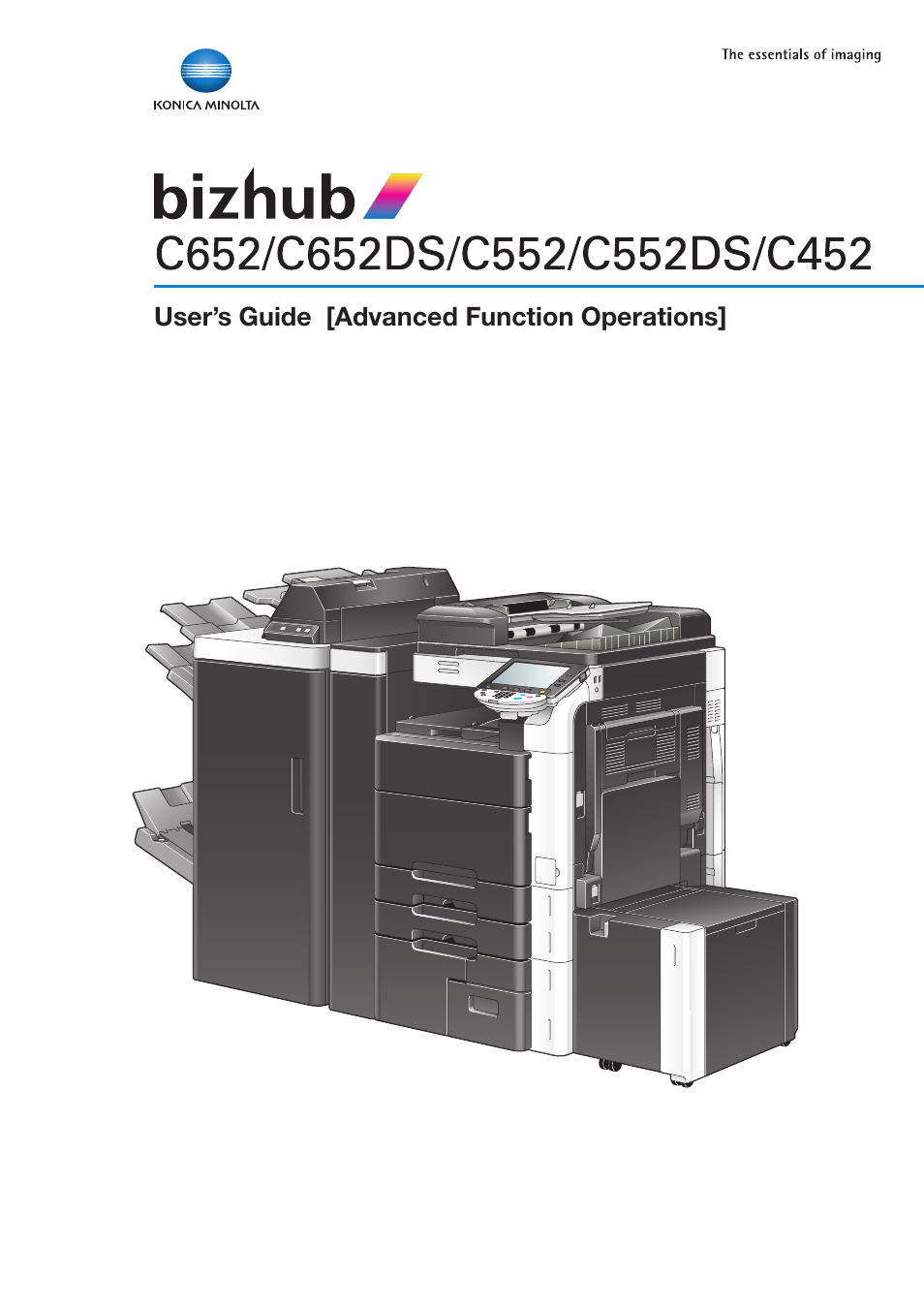 Konica Minolta BIZHUB C652DS User Manual | 110 pages