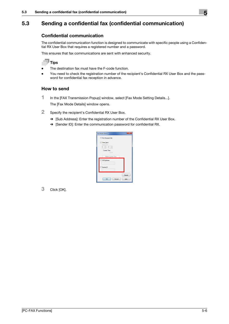 Confidential communication, How to send | Konica Minolta bizhub 4050 User Manual | Page 39 / 61