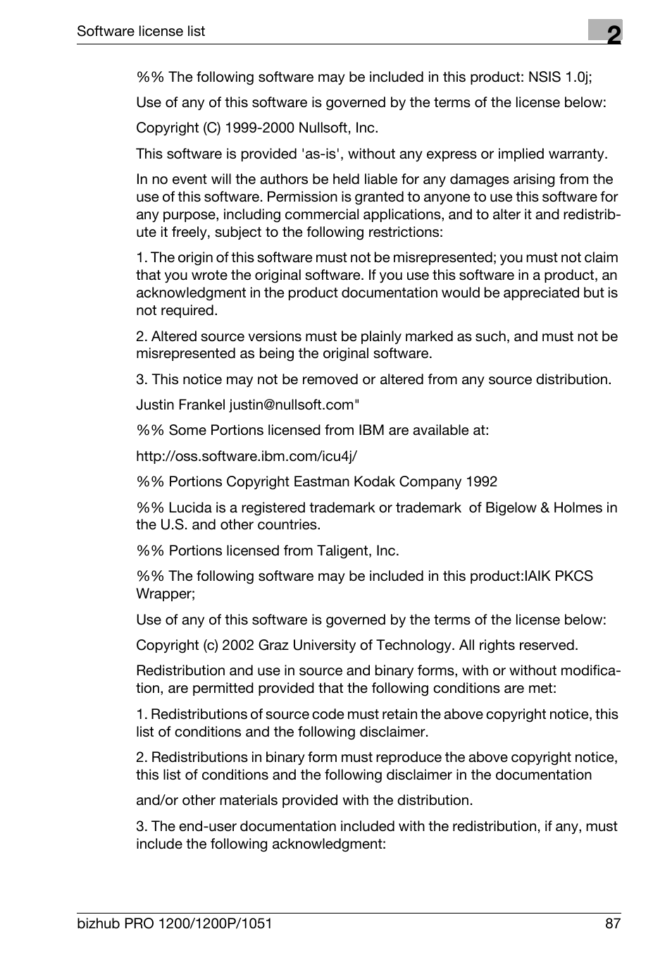 Konica Minolta bizhub PRO 1051 User Manual | Page 92 / 144