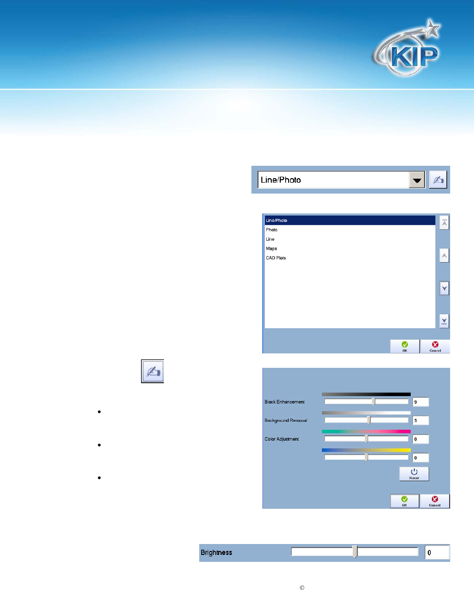 Kip touchscreen software, Filters | Konica Minolta KIP 7100 User Manual | Page 139 / 205