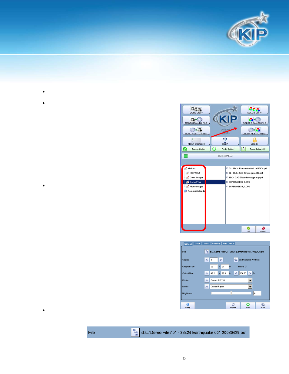 Kip touchscreen software | Konica Minolta KIP 7100 User Manual | Page 161 / 205