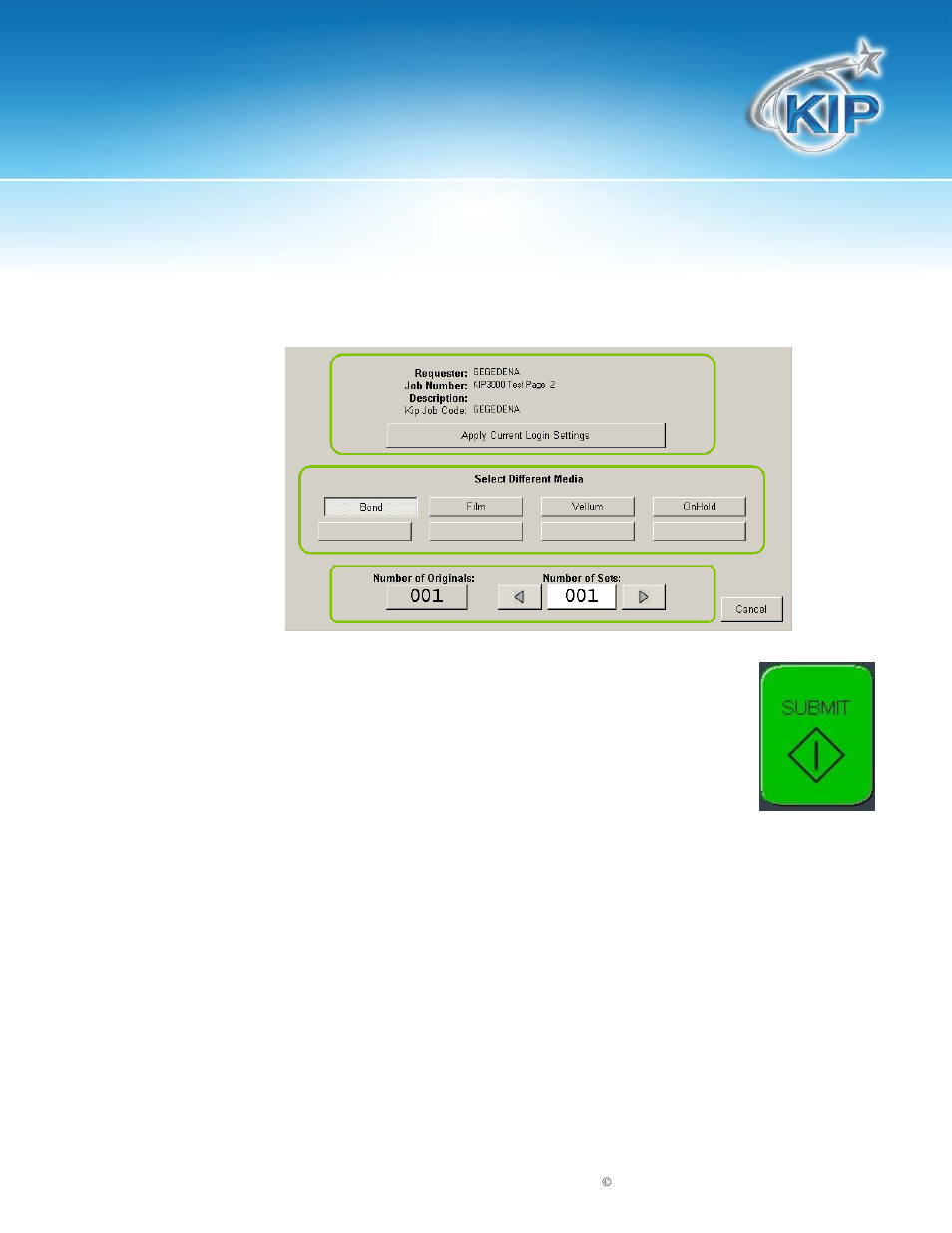 Kip touchscreen software | Konica Minolta KIP 7100 User Manual | Page 178 / 205