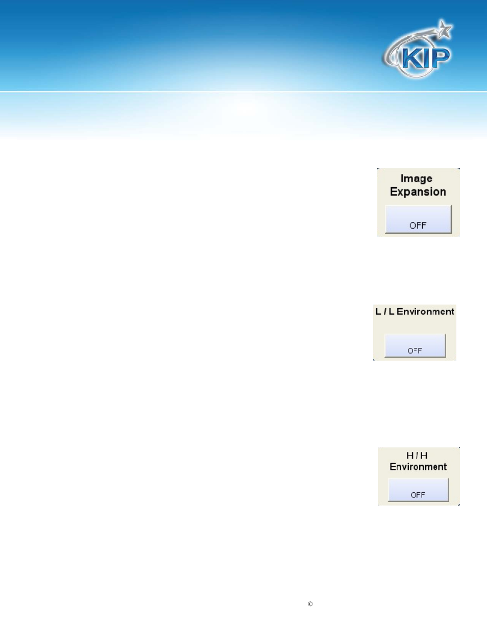Image expansion, L/l environment, H/h environment | Kip touchscreen software | Konica Minolta KIP 7100 User Manual | Page 193 / 205