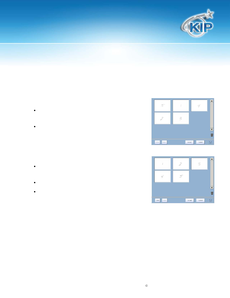 Set copy editor, Preset schemes, Kip touchscreen software | Konica Minolta KIP 7100 User Manual | Page 31 / 205