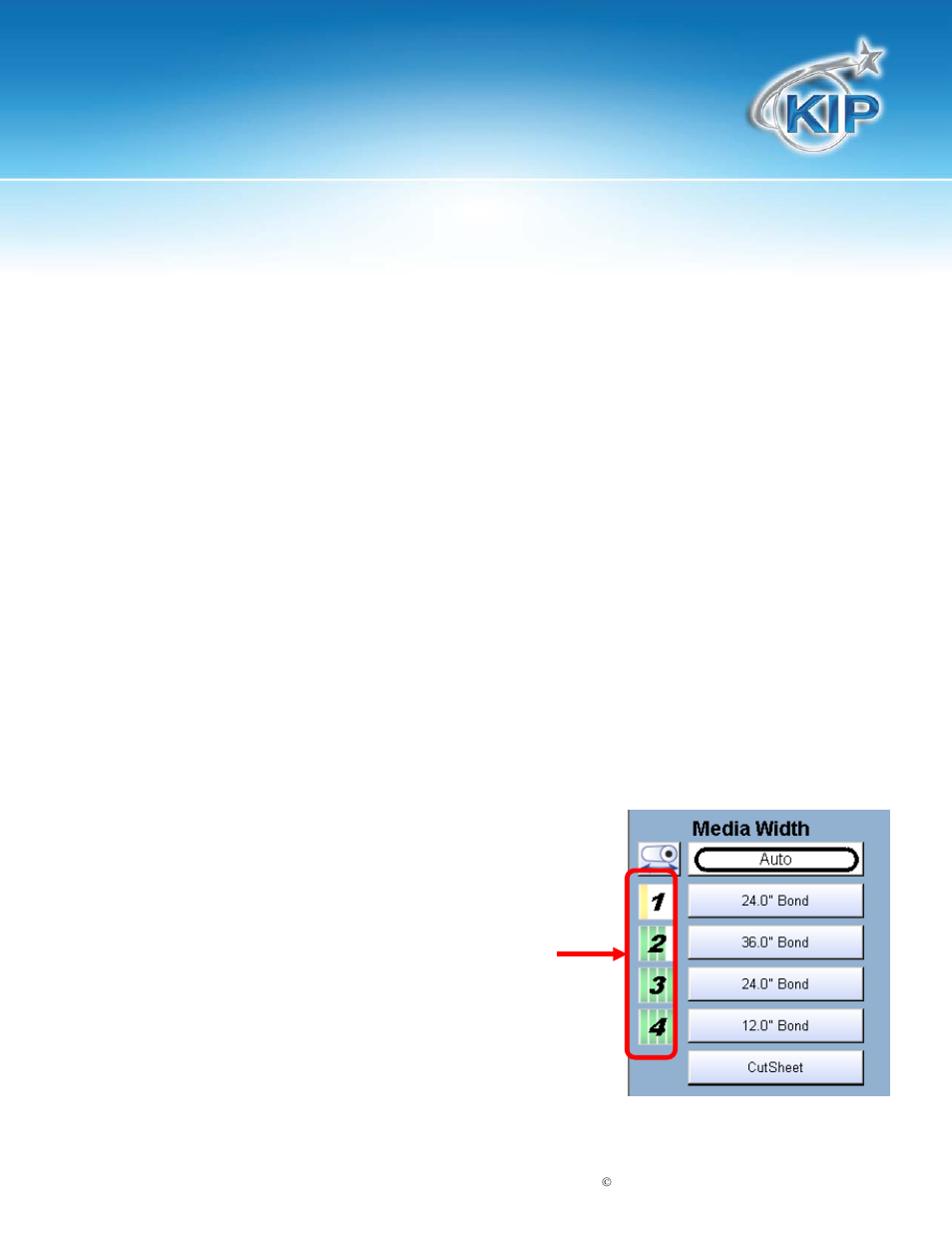 Copying to multiple cutsheets, Media remaining, Installing roll media | Kip touchscreen software | Konica Minolta KIP 7100 User Manual | Page 40 / 205