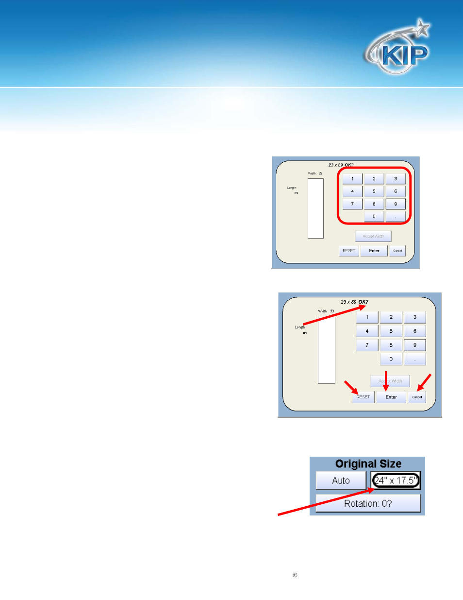 Kip touchscreen software | Konica Minolta KIP 7100 User Manual | Page 60 / 205