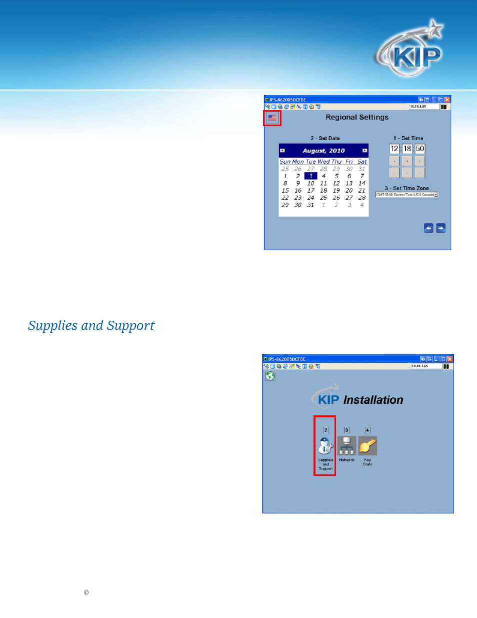 Kip restore/ghosting procedure, Supplies and support | Konica Minolta KIP 7700 User Manual | Page 6 / 12