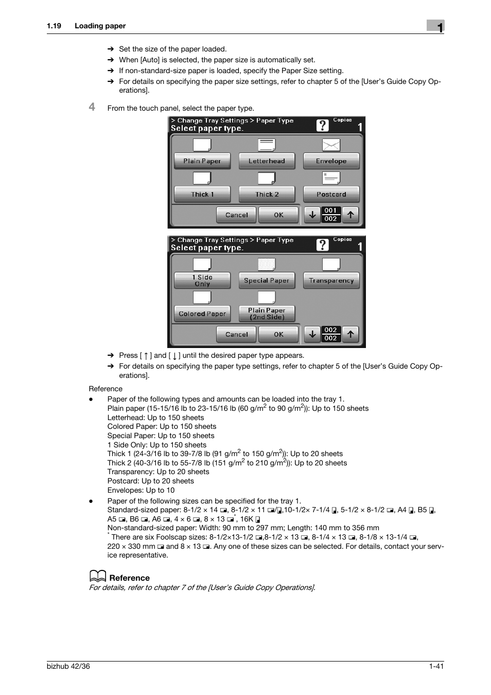 Konica Minolta bizhub 36 User Manual | Page 47 / 182