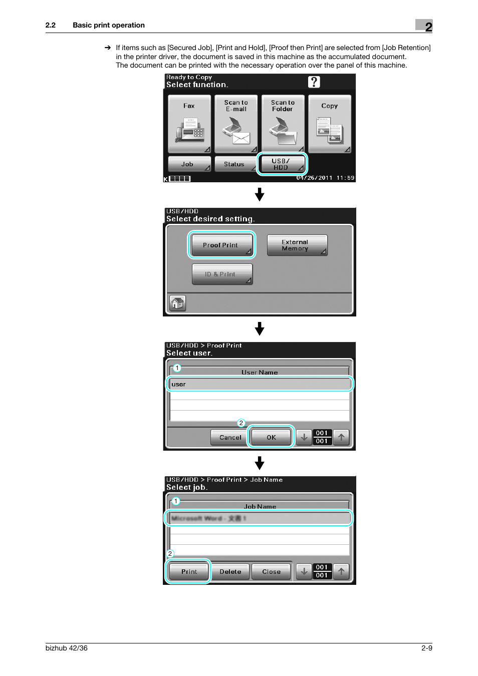 Konica Minolta bizhub 36 User Manual | Page 69 / 182