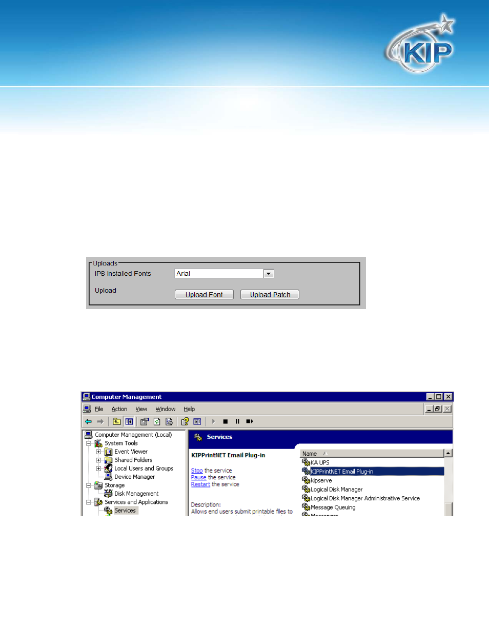 Setup of cloud (driverless) printing, Kip cloud apps | Konica Minolta KIP 9900 User Manual | Page 4 / 23