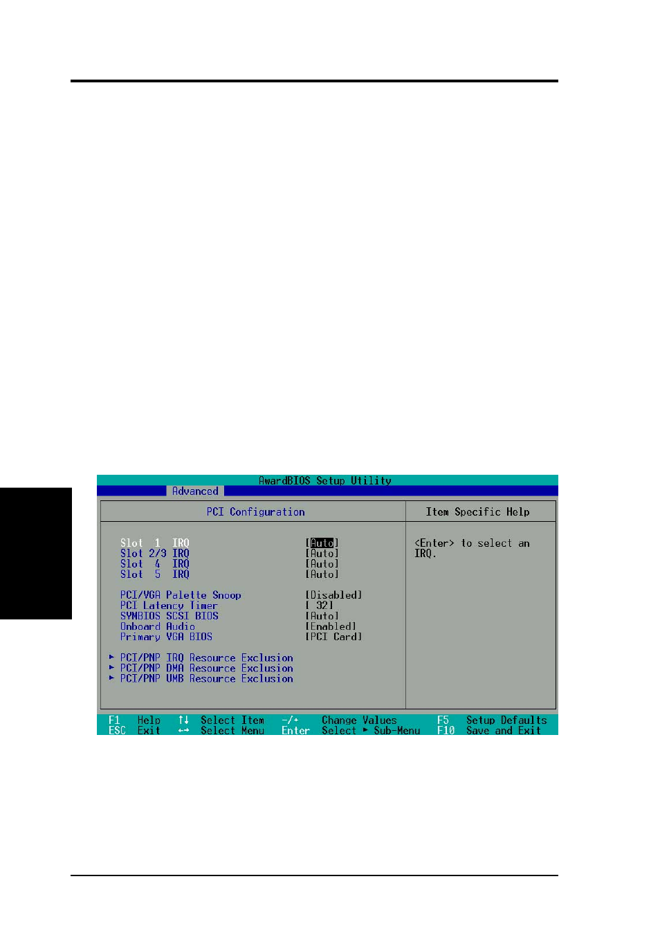 Bios setup, 3 pci configuration | Asus A7M266-D User Manual | Page 60 / 98