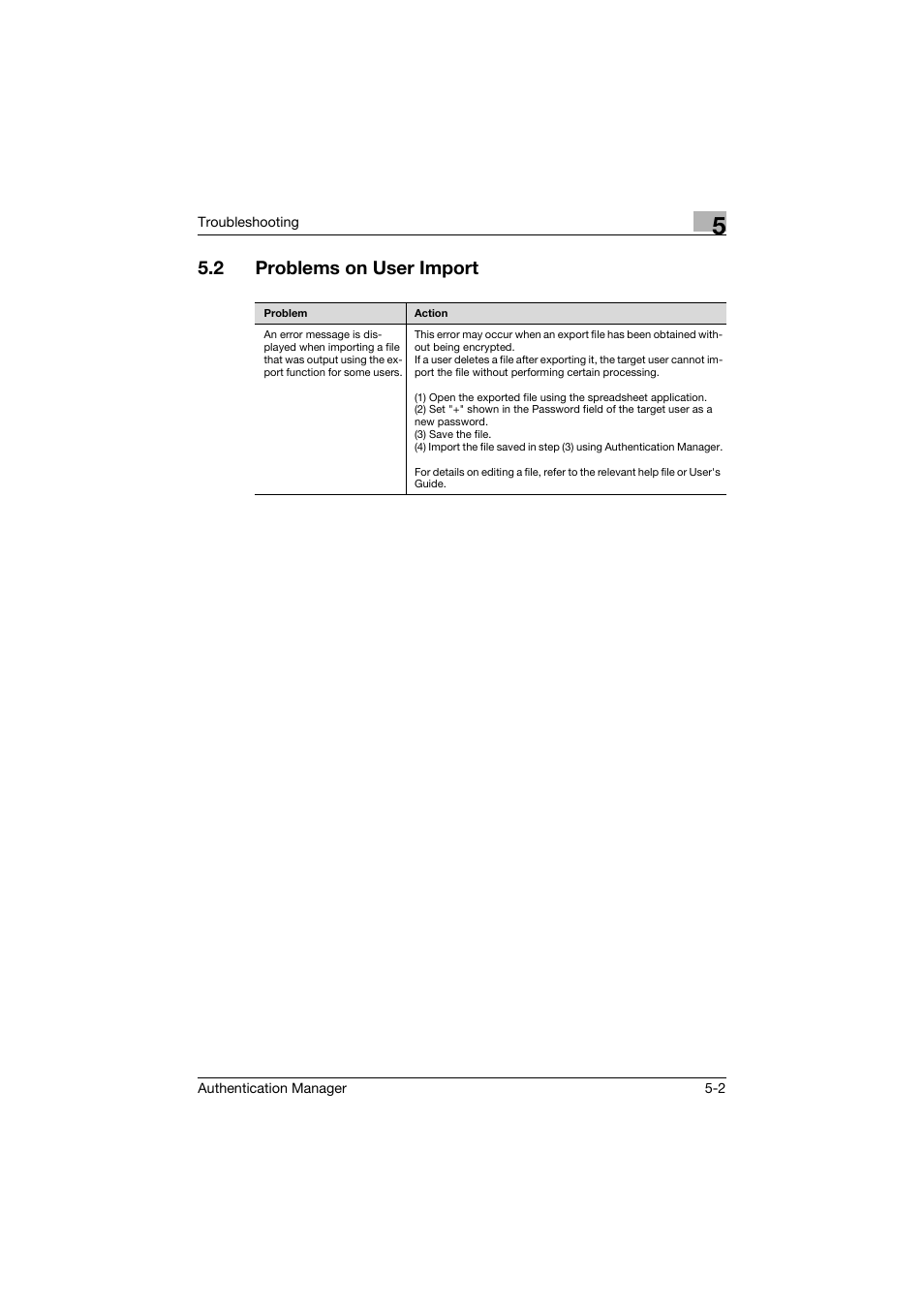 2 problems on user import, Problems on user import -2 | Konica Minolta bizhub C284e User Manual | Page 187 / 189