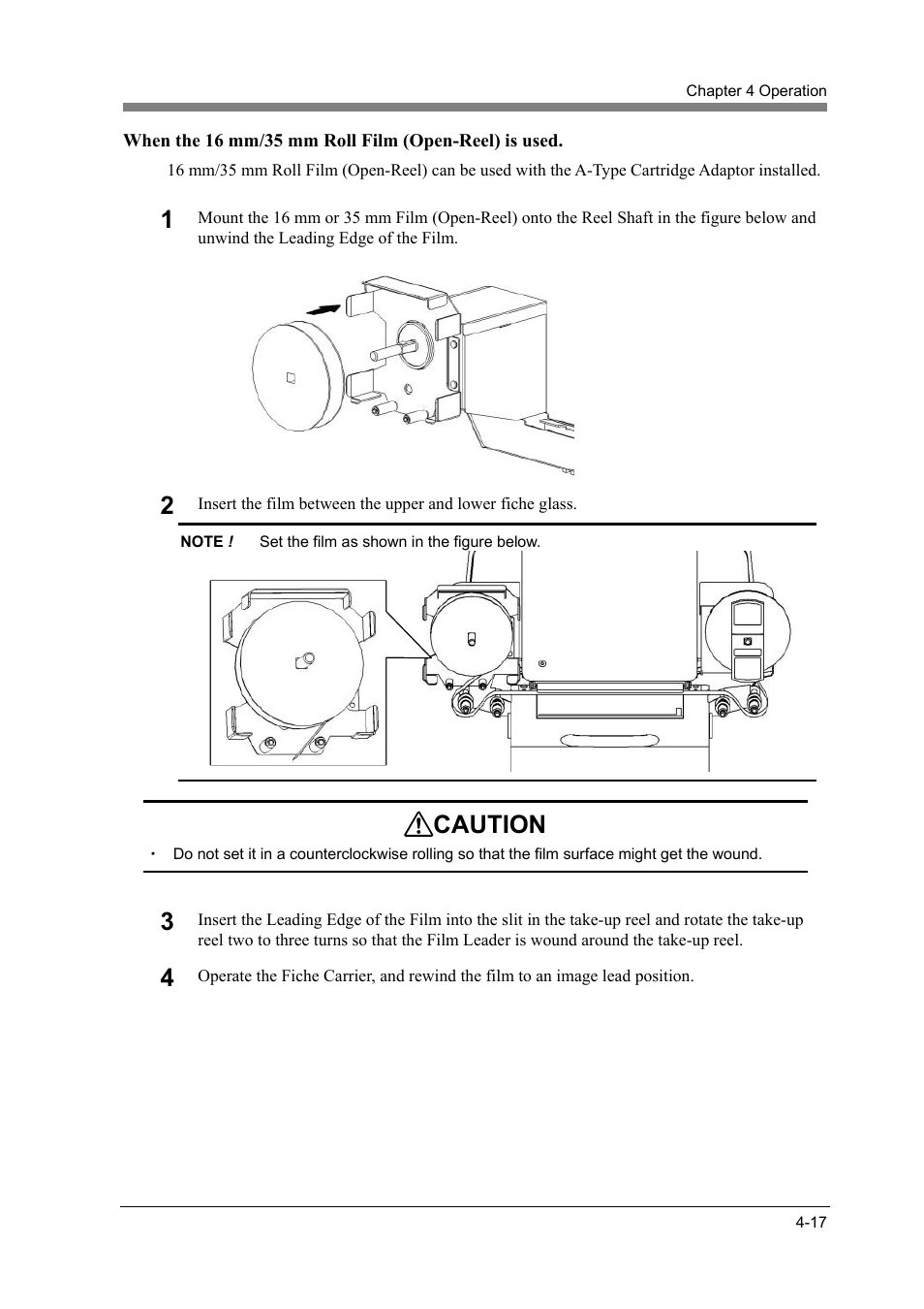 Caution | Konica Minolta SL1000 User Manual | Page 109 / 130