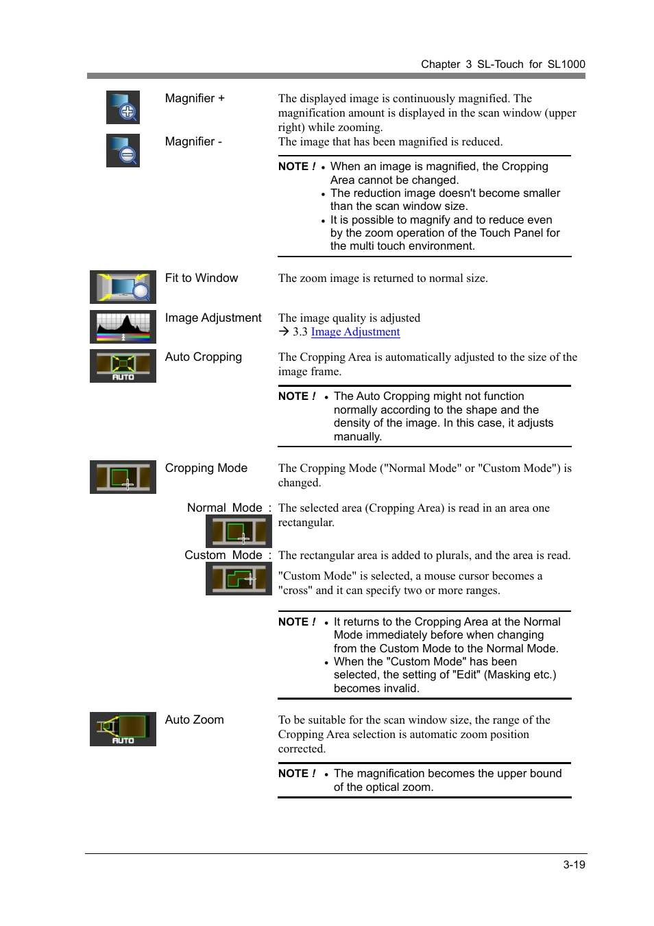 Konica Minolta SL1000 User Manual | Page 45 / 130