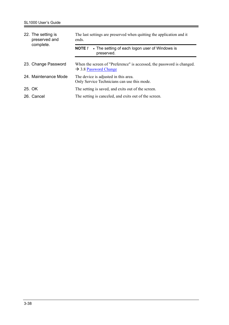 Konica Minolta SL1000 User Manual | Page 64 / 130