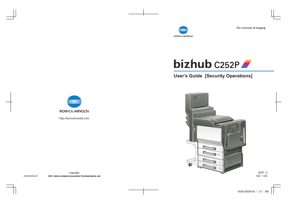 Konica Minolta bizhub C252P User Manual | 108 pages