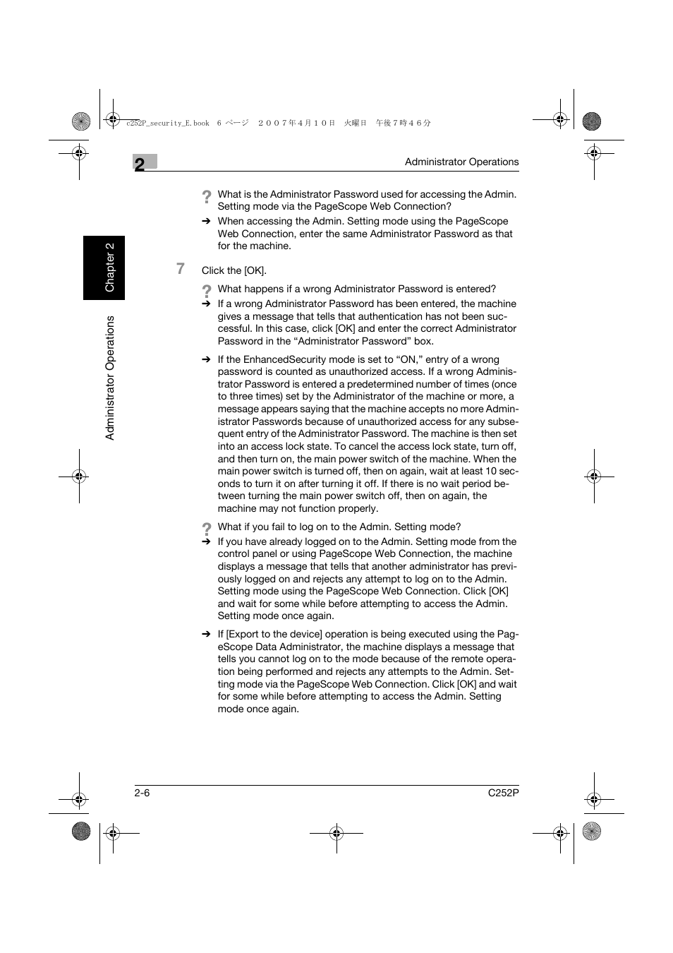 Konica Minolta bizhub C252P User Manual | Page 23 / 108