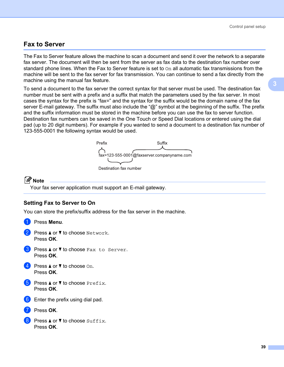 Fax to server, 3fax to server | Konica Minolta bizhub 20 User Manual | Page 46 / 145
