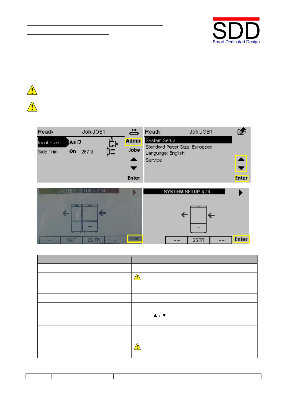 Operating the str, 1 system setup, Ystem | Etup | Konica Minolta bizhub PRESS 2250P User Manual | Page 10 / 30